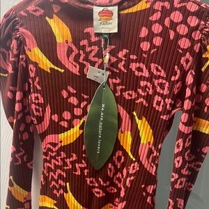 FARM Rio Multicolor Patterned bodysuit